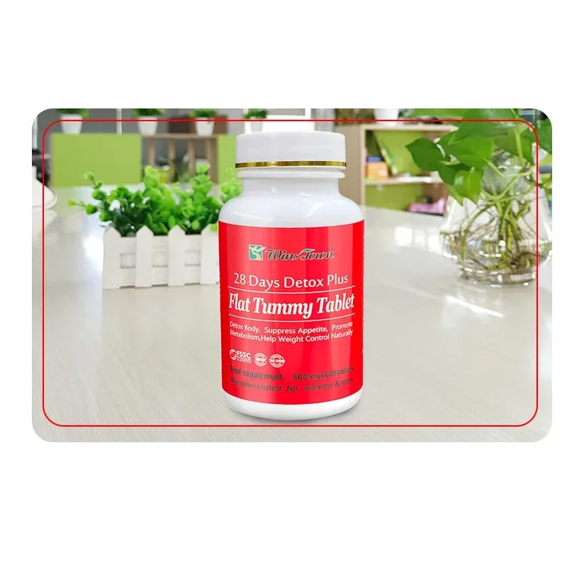 28 Day Teblet Detox Plus Flat Tummy Tablet Detox Body Suppress Appetite Promote Metabolism