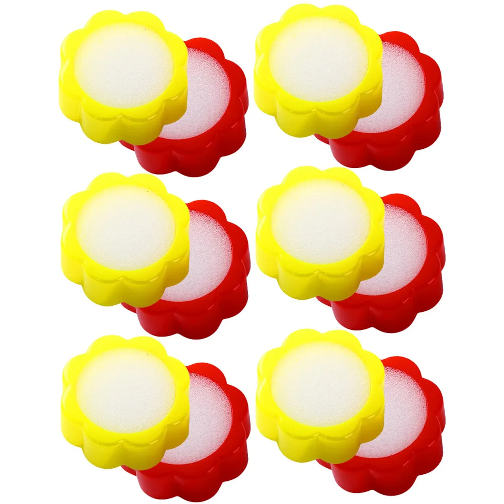 

Набор из 12 губок-увлажнителей для пальцев в форме цветка, для подсчета денег, сортировки бумаги, запечатывания конвертов, для офиса и банка