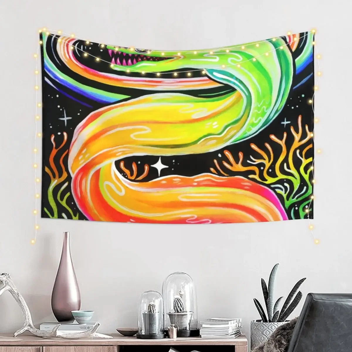 Eel Tapestry Living Room Decoration House Decorations Nordic Home Decor Room Decore Aesthetic Tapestry