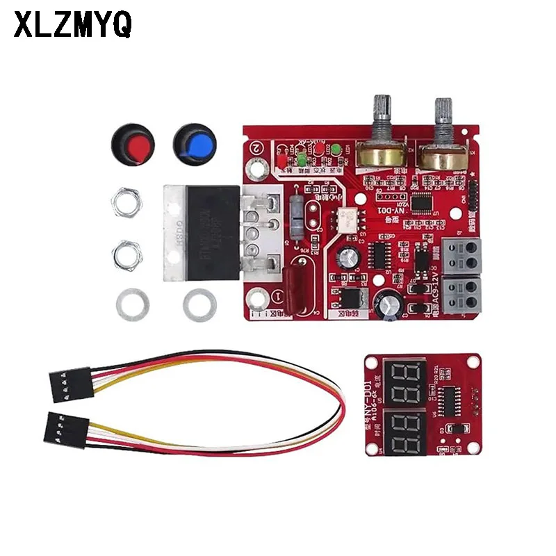 NY-D01 40A 100A Spot Welder Control Module 110V/220V Transformer Digital Display Spot Welding Time And Current Controller Board