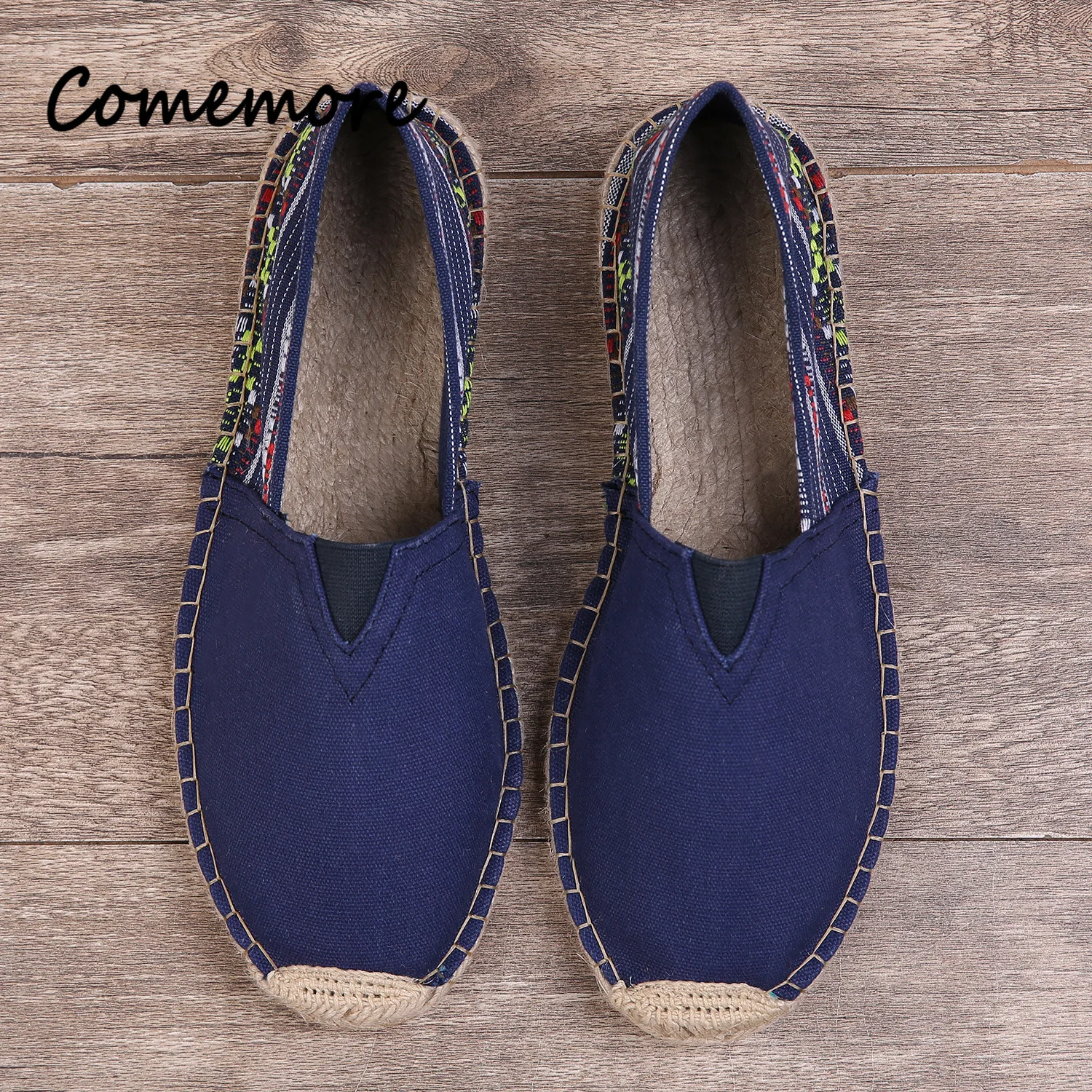 Men Shoes On - Comemore Sapatos de Lona Masculinos e