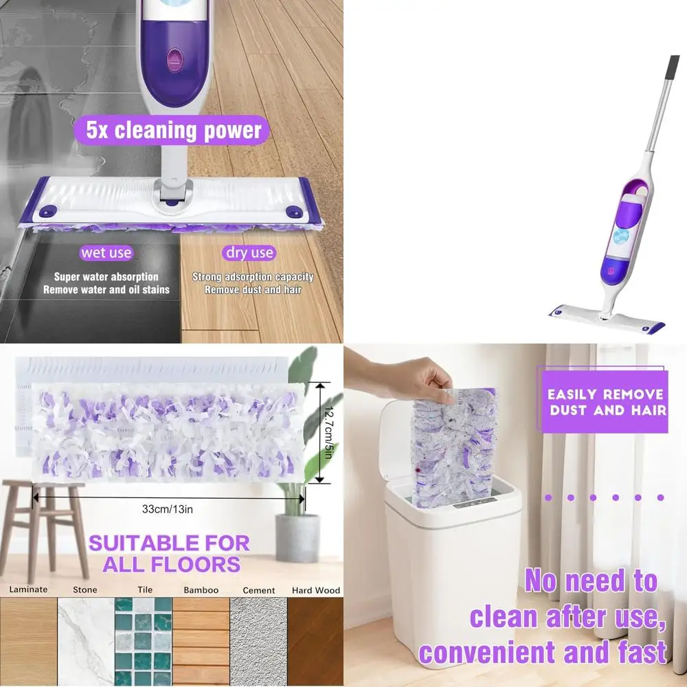 

Swiffer Power Mop Replacement Refills, 60-Pack, Extra Absorbent Wet Pads for All Models, Captures Dust & Hair