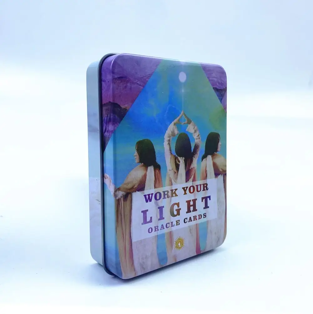 

10*6 cm Work Your Light Oracle Tarot in A Tin