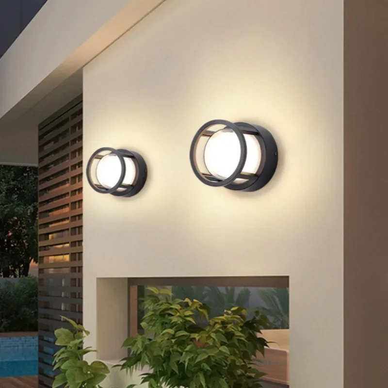 12W LED Wall Lamp Outdoor Waterproof IP65 Outdoor Wall Light Porch Lights Balcony Garden Lights Outdoor Decoration Wall Lamp