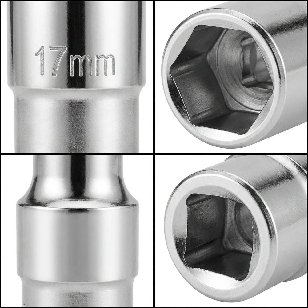 For Roadside Emergencies Dual Head Socket Wrench Compact Lightweight Wrench AS SHOWN Dual-ended Design Compact And Lightweight