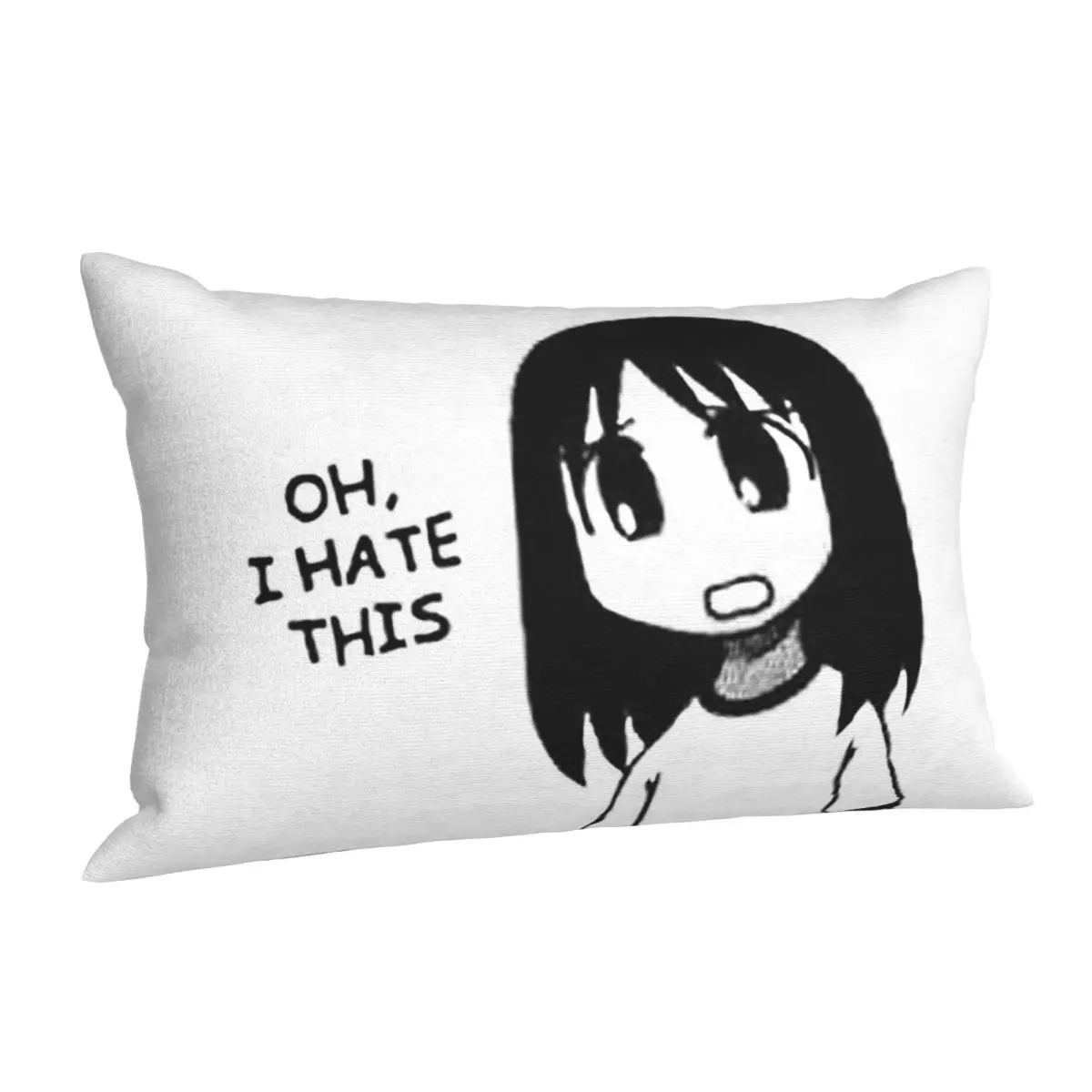 متخفضة - تحقق من الملف الشخصي Azumanga Daioh Osaka Ayumu Kasuga مستطيل المخدة غطاء الوسادة غرفة نوم المنزل الراحة رمي وسادة