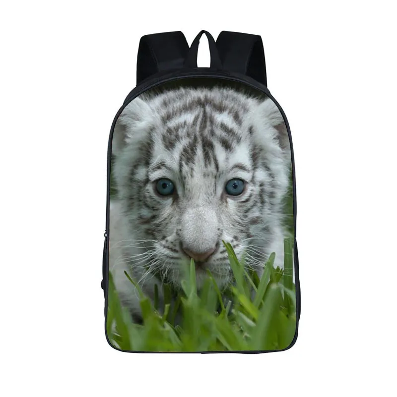 

Oil Painting Tiger Backpack for Teenage Tiger Head Boys Bagpack Children School Bags Men Women Daypack Student School Backpack