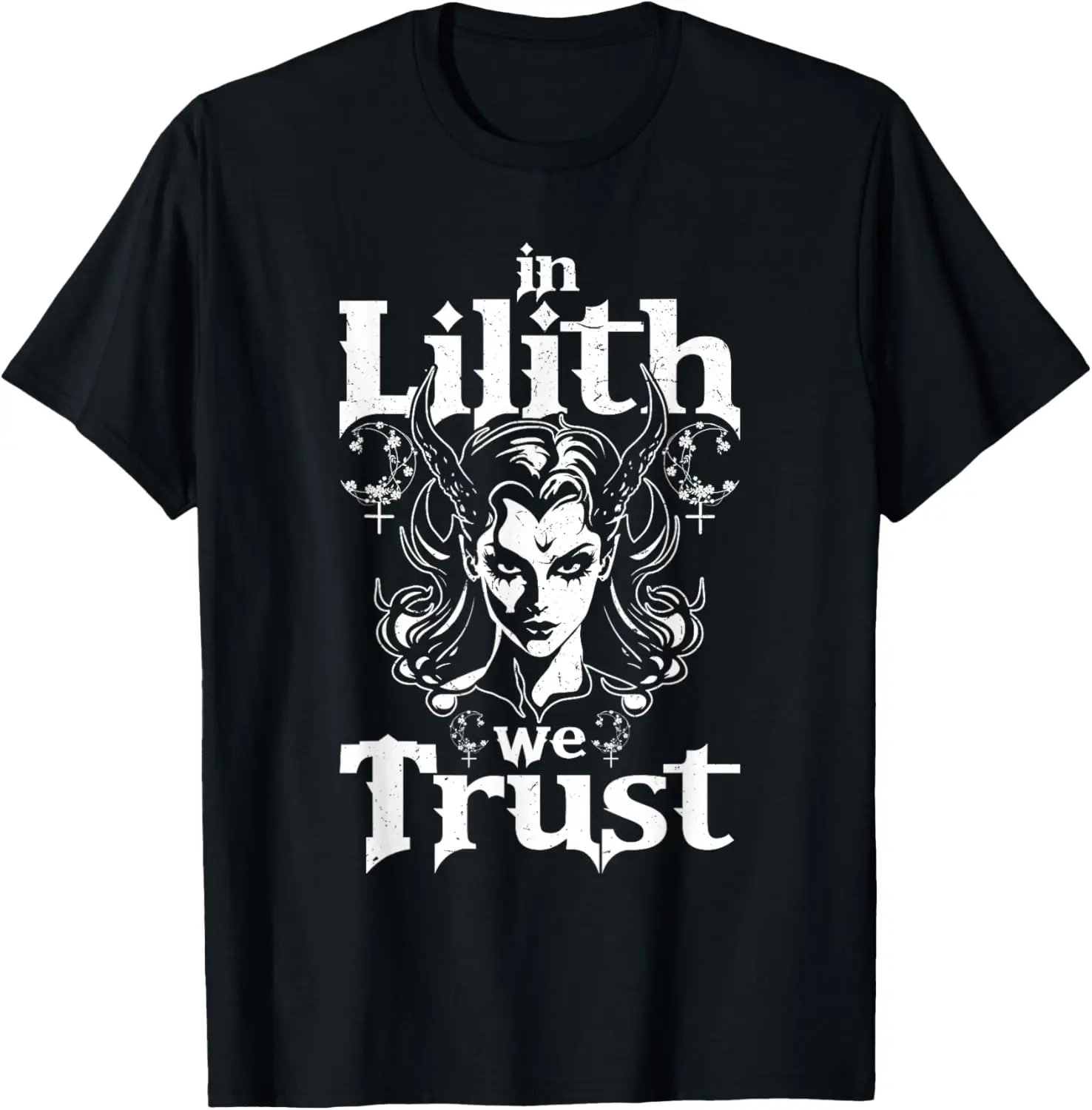 Lilith Demon Gothic Mythology Folklore Satanic Dark Occult T-Shirt