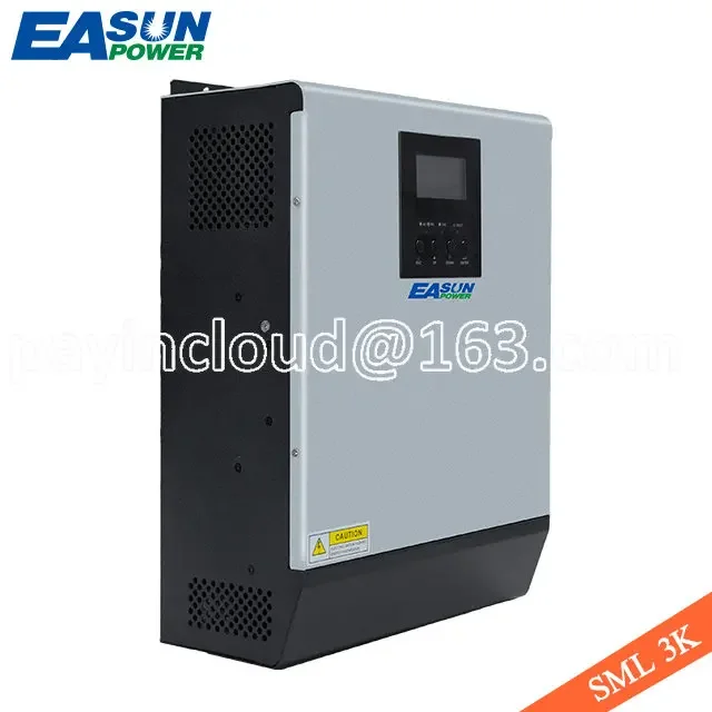 POWER 3KVA Solar Inverter 2400W 24V 220V Hybrid Inverter Pure Sine Wave Built-in MPPT Solar Controller Battery Charger