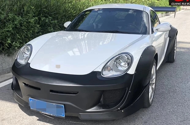 

Suitable for Porsche 987 Modified Rocket Rabbit Wide Body Large Surround 987 Wide Body Front and rear bar side skirt tail