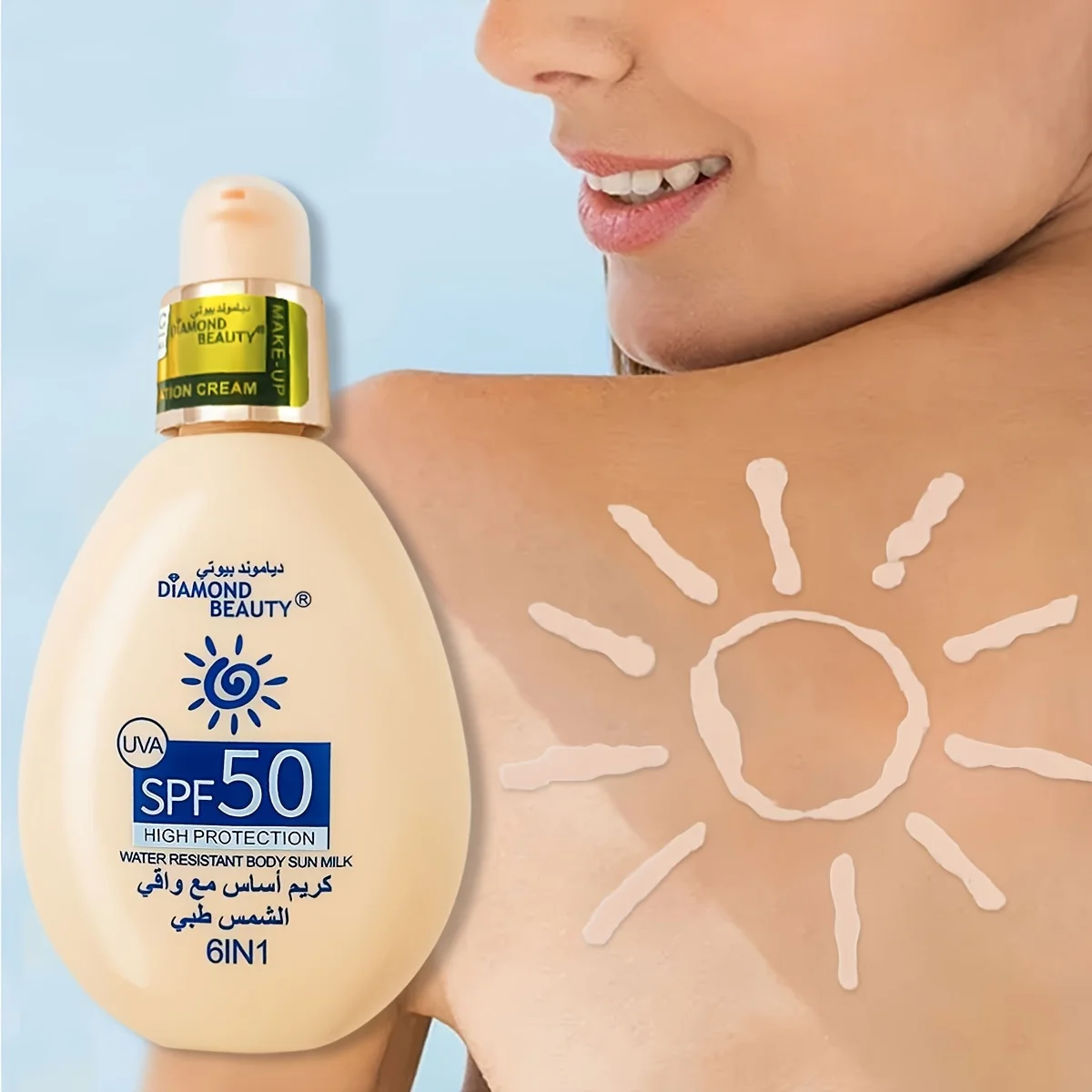 日焼け止め SPF 50 顔ボディ分離女性日焼け止めローション 100 ミリリットル夏屋外液体ファンデーション保湿クリーム