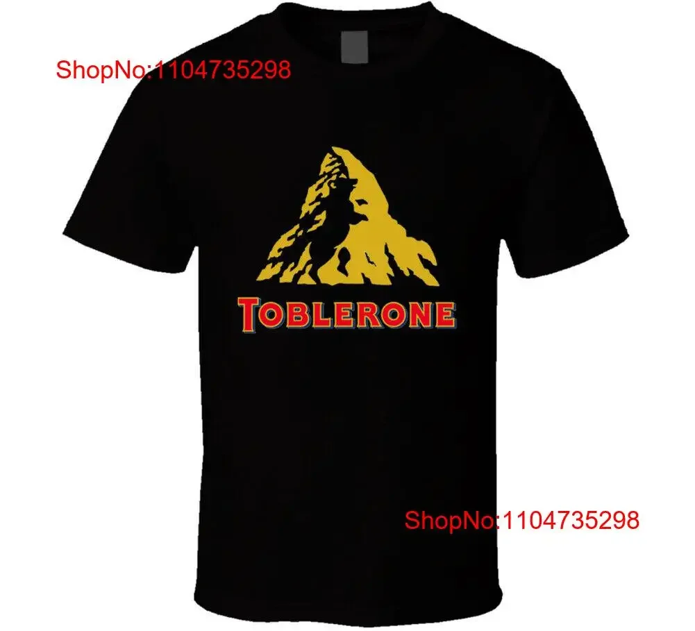 Toblerone Chocolate Bar Snack Junk Food Fan camiseta vintage lavada cómoda ligeramente suave streetwear moda