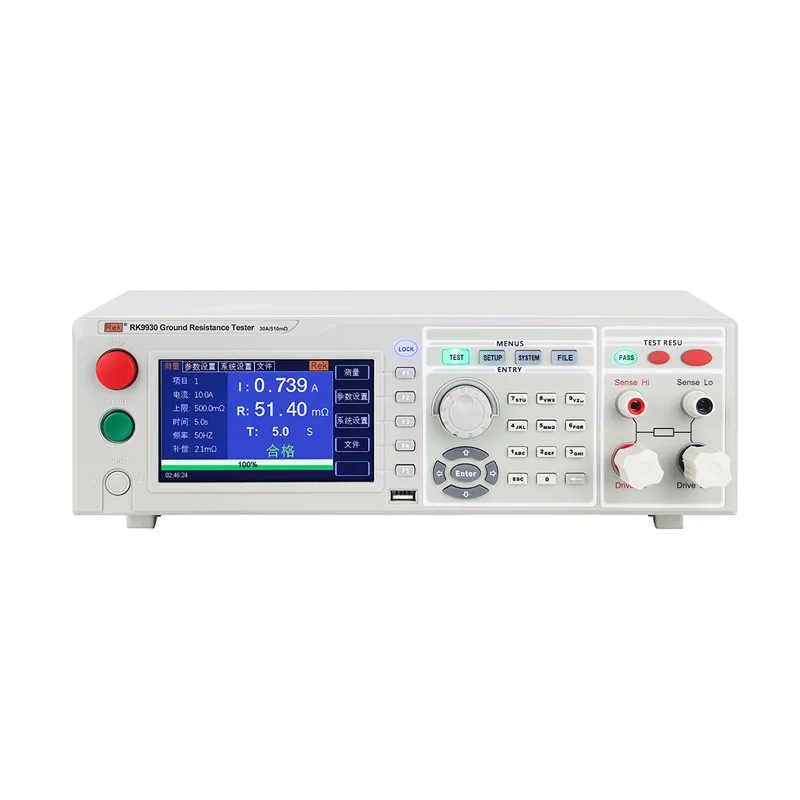 Rek RK9930 RK9930A RK9930B Programmable Ground Resistance Tester