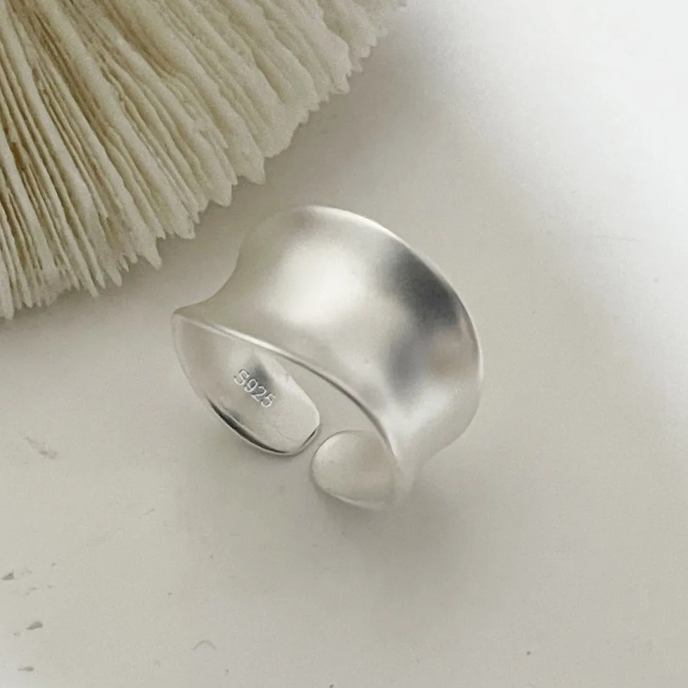 Women's 925 Sterling Silver Minimalist Handmade Ring Set