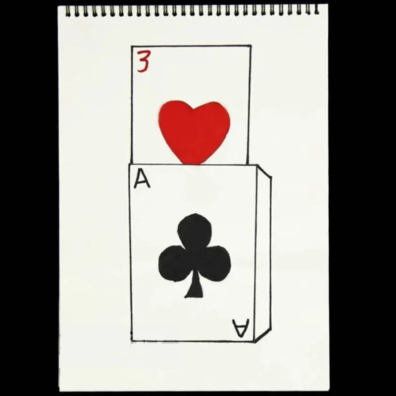

Cardiographic Exclusive Rise Card Prediction( 390*260MM ) Magic Tricks Stage Gimmick Props Magie Comedy Mentalism