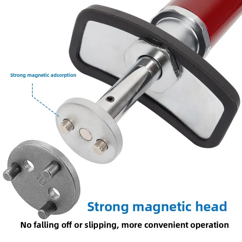 Pneumatic Disc Brake Cylinder Adjustment Tool, Piston Reset, and Lifting Tool for Replacing Brake Pads
