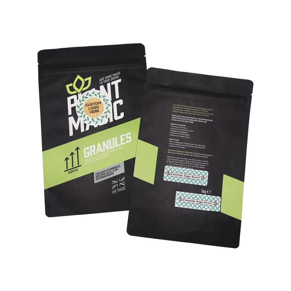 Custom Doypack Snack Pouch｜Aluminum Foil Food-Grade Bag｜Airtight Resealable Stand-Up Packaging for Cashew Nuts