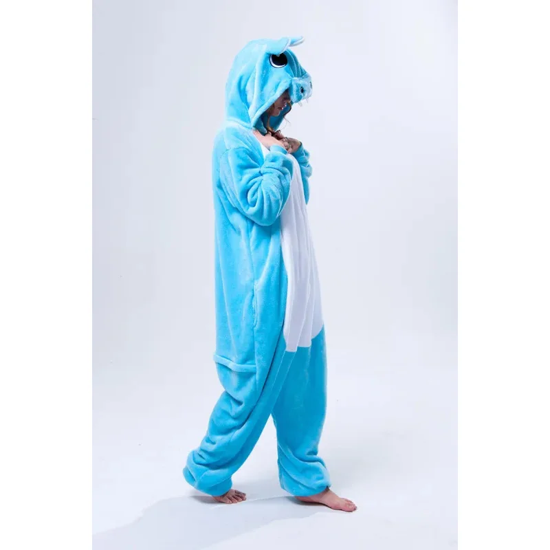 2025 Новый ❤   Бегемот комбинезон животное бегемот костюм комбинезоны пижамы комбинезон толстовки для взрослых костюмы для косплея на Хэллоуин ☆ ★