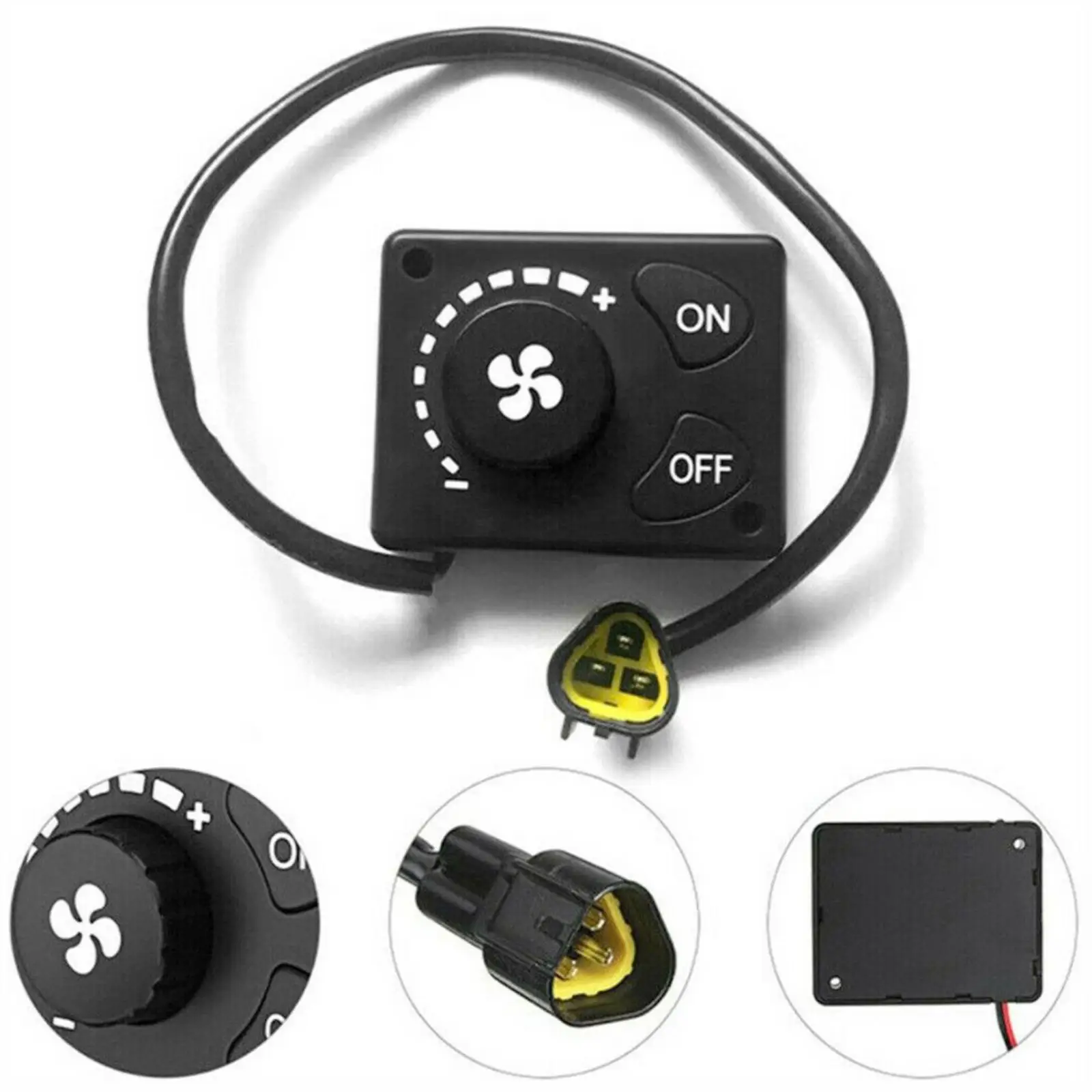 Botão universal do controle do calefator do estacionamento, controlador do interruptor, interruptor do ar, 12 V, 24V