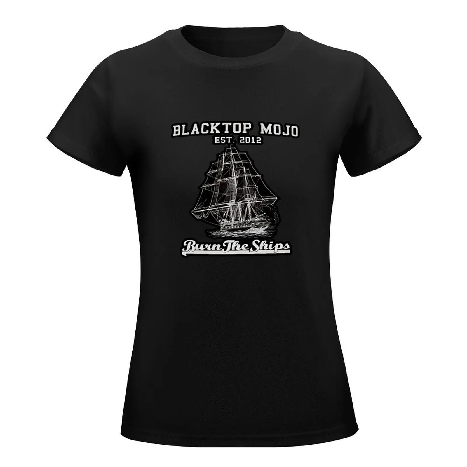 sailboat T-Shirt korean fashion sweat graphic t-shirts for Women