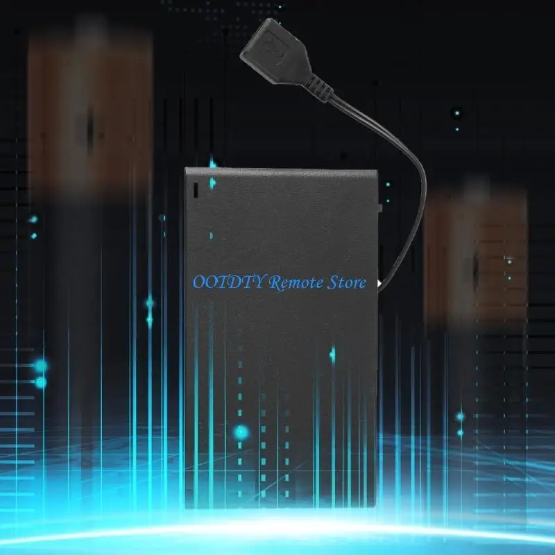  2/3/4/6/8 Slot AA Battery Case Storage Case Box With USB For Building Led Light