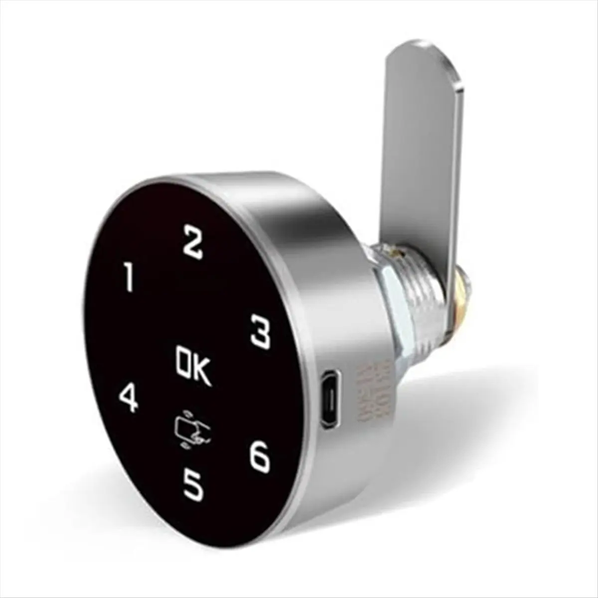 REST Electronic Locker Cabinet Combination Lock,Smart Electronic Cabinet Lock, Keyless Door Lock,with Two Unlocking Methods A