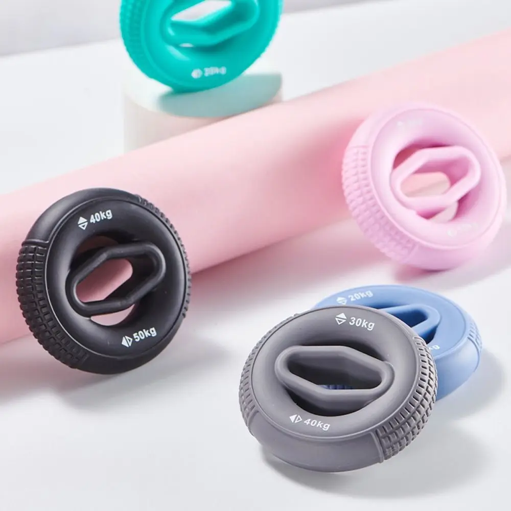 Softness Silicone Squeezer Grippers No Deformation Flexible Forearm Rings Hand Exerciser Easy To Clean Practical