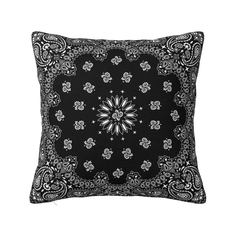 Ethnic Bohemia Style Paisley Bandana Cushion Covers 66x66cm Throw Pillow Case for Sofa Square Pillowcase Living Room Decoration