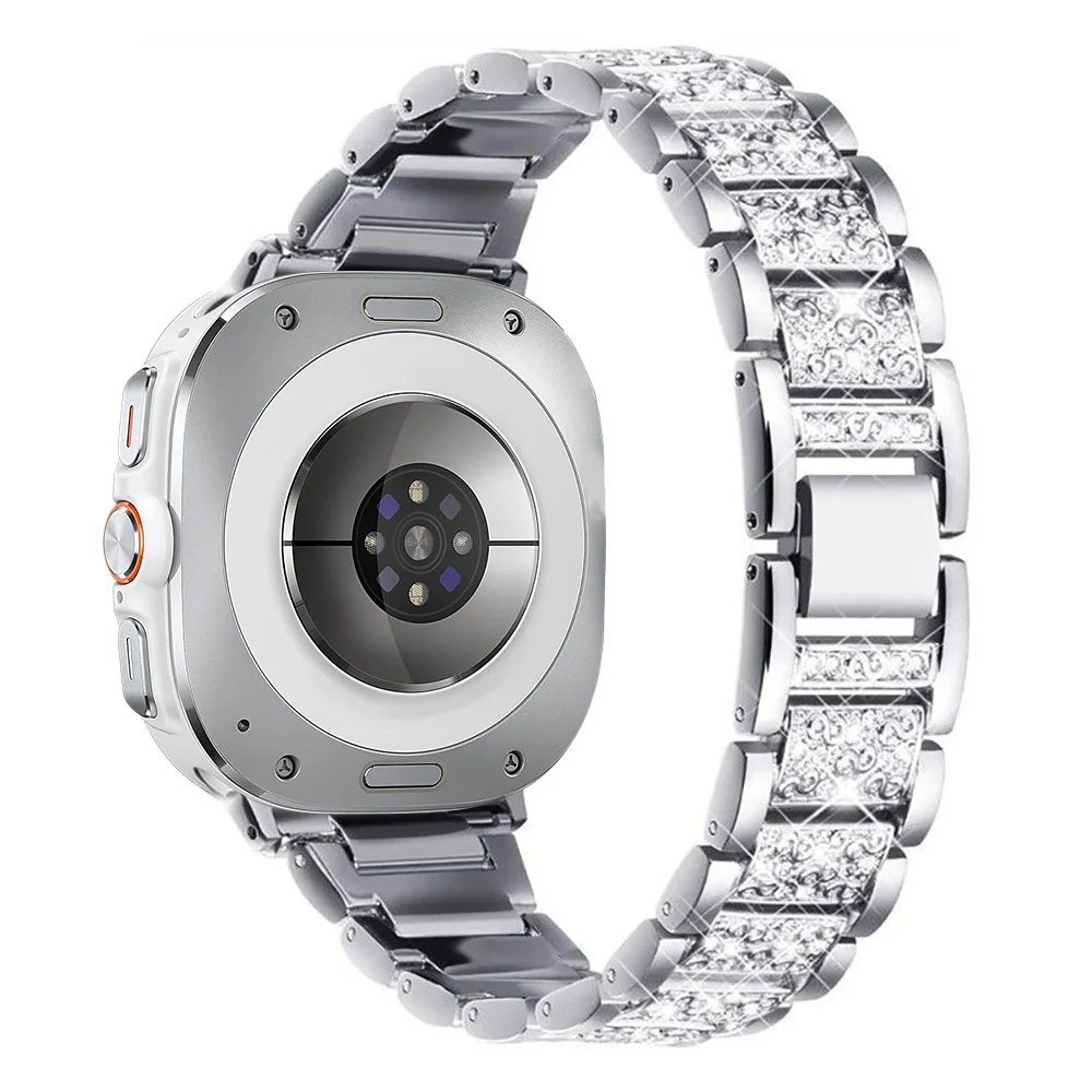 For Samsung Galaxy Watch 8/8Classic Ultra Strap Shining Rhinestone Bracelet Wristband Watch 8 40/44mm 46/47MM Band Accessories ﻿