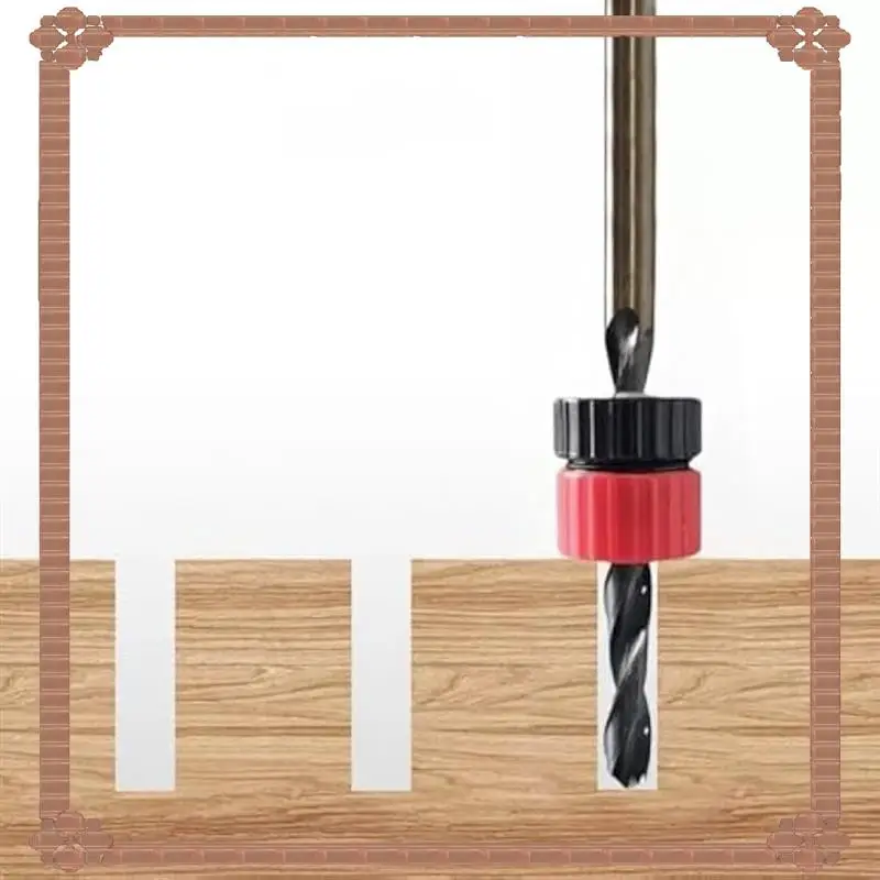 24-uurs levering kunststof boorgeleiderstopper 8-13 mm verstelbare boordiepte stopkraagset (5 stuks) voor houtbewerking doe-het-zelf-project