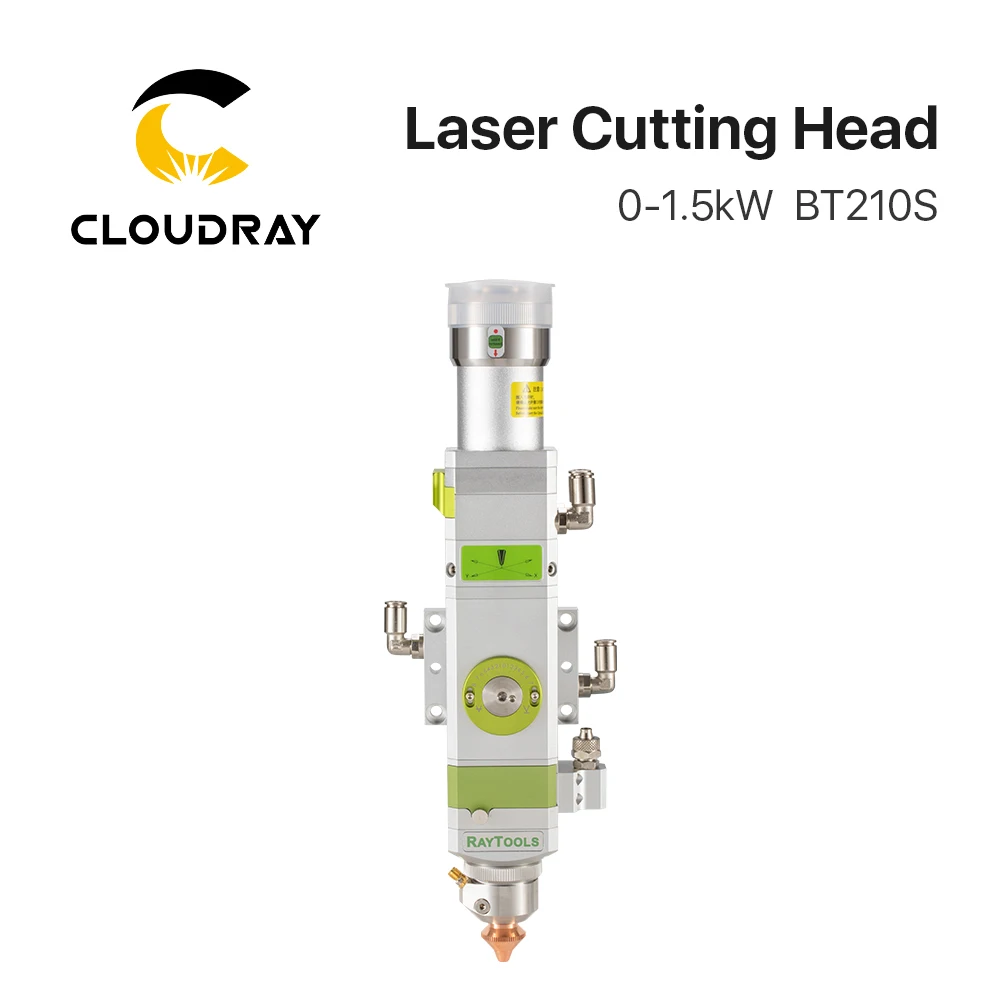 

Cloudray Raytools BT210S 0-1.5kW Original Fiber Laser Cutting Head QBH/QCS FL150mm for Laser Cutting Machine Metal Cutting