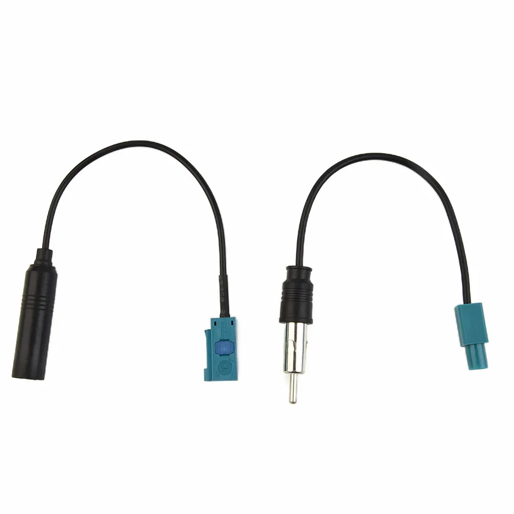 

Radio Antenna Cable 15cm Replacement 2PCS Accessories Simple Adapter Car Stereo DIN Plug Easy Retrofitting FM/AM