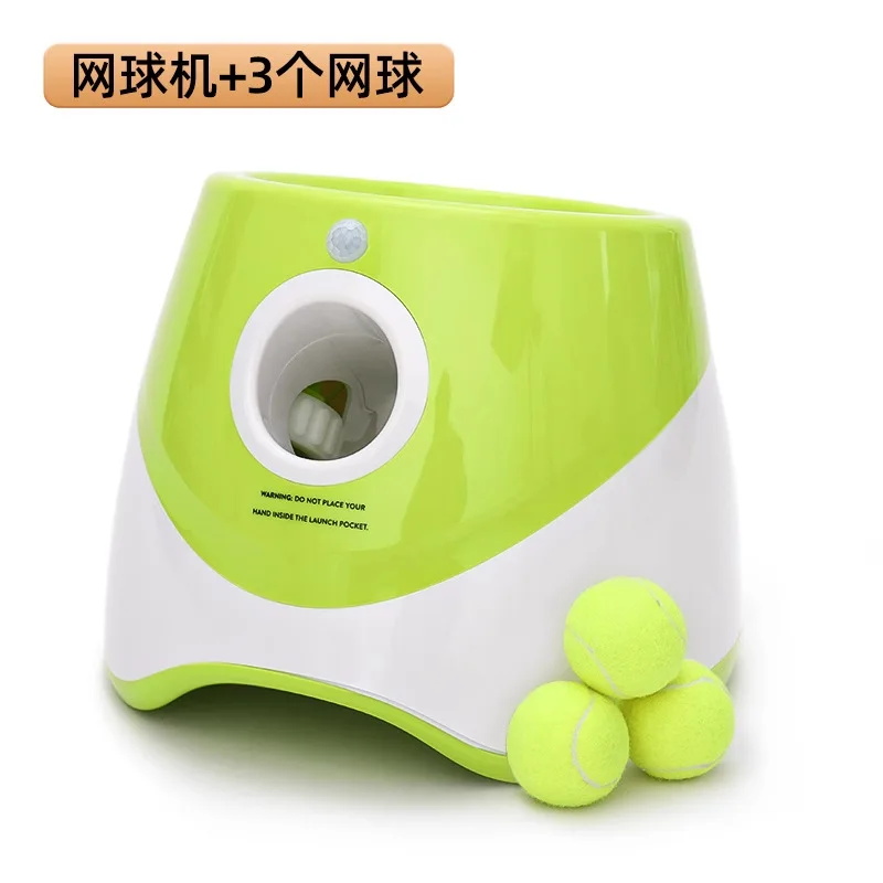 

Automatic Cat Toy Ball Tennis Launcher Pet Service Machine with Durable Corky Bite Resistant Feature for Side Animal Husbandry