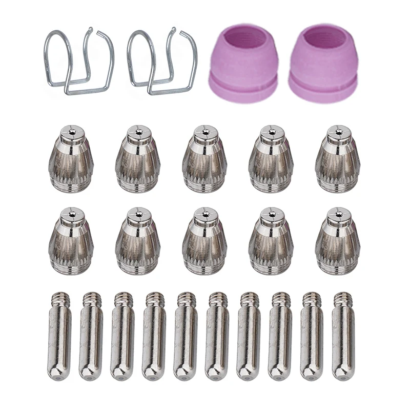 SG55 AG60 AG-60 WSD-60 Plasma Cutter Cutting Welder Torch Tip Nozzles Sheild Cups TIPS Spacer Guide Consumables Kit