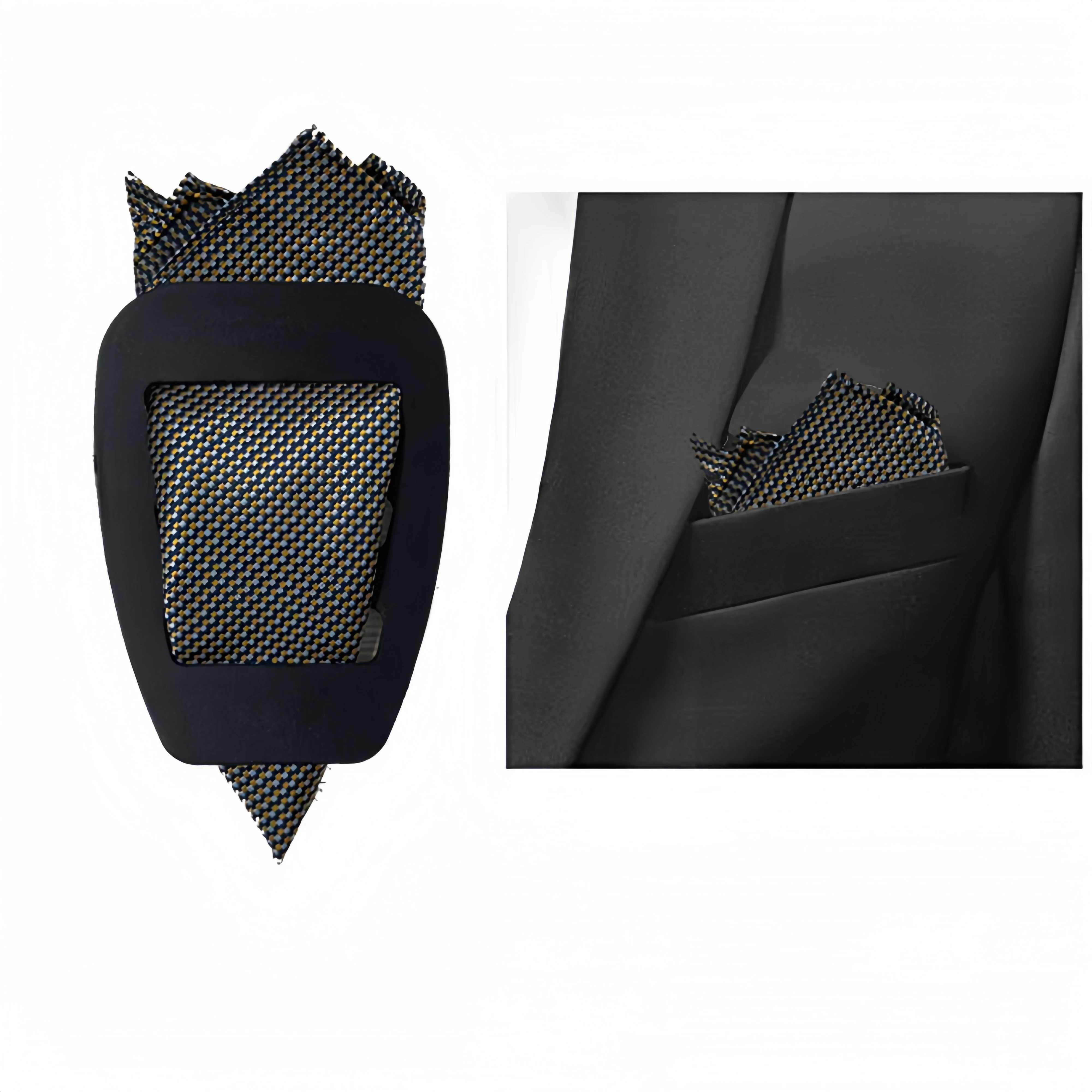 Pocket Squares Holder Handkerchief Keeper Organizer Man Prefolded Handkerchiefs For Men Gentlemen Suit Wearing Accessory