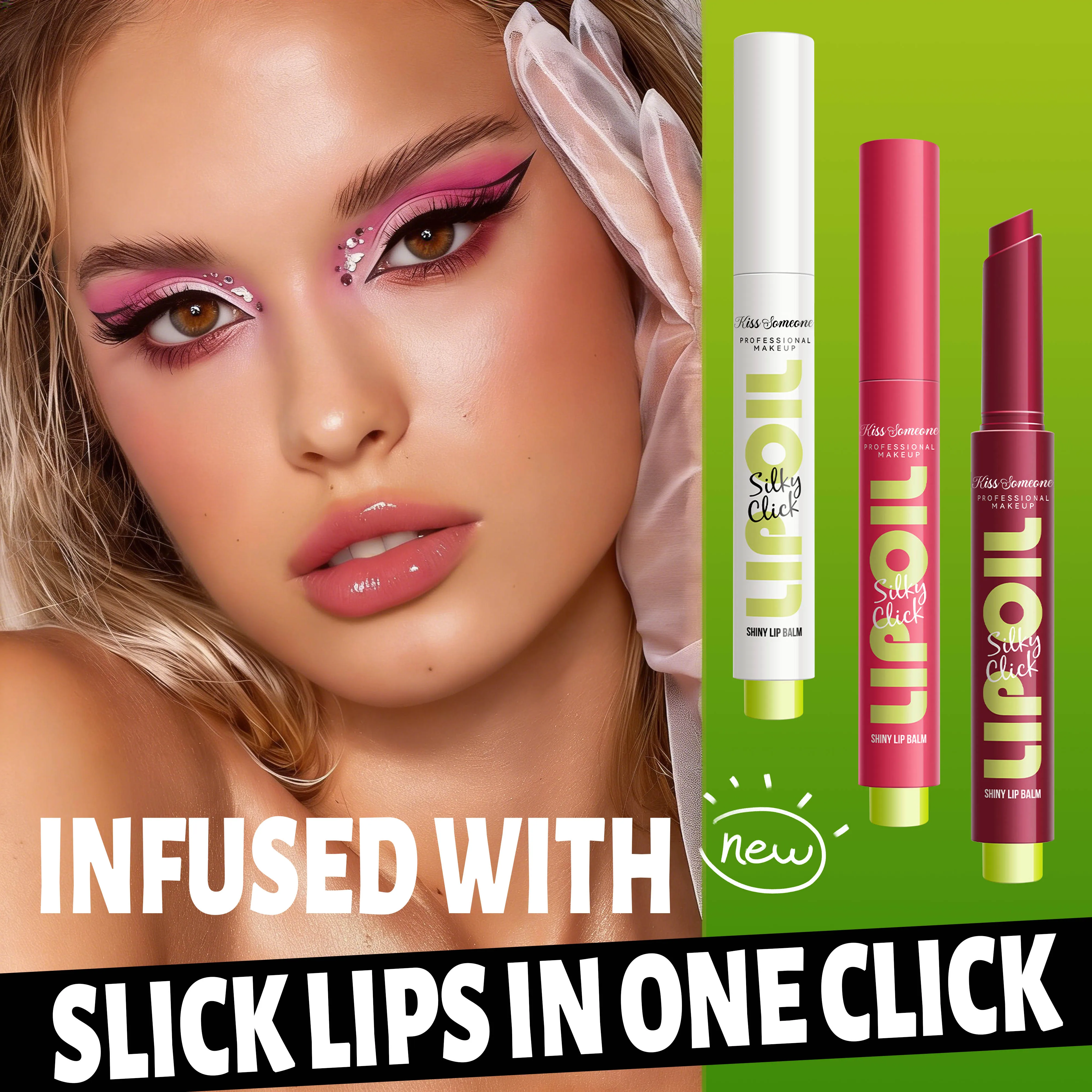 Set di rossetti press-on, lucidalabbra solido, lucidalabbra effetto specchio, smalto labbra, rossetto rosso, olio labbra. Farà le tue labbra molto idratate. Vale.