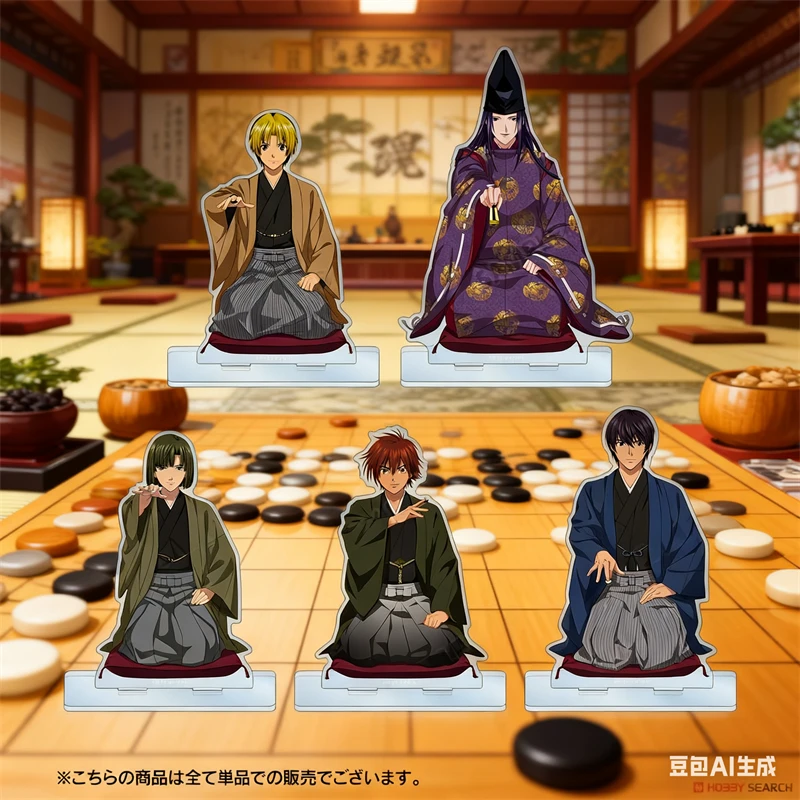 أنيمي هيكارو نو جو الاكريليك الوقوف كاغا تيتسو فوجيوارا لا ساي شيندو هيكارو ميتاني يوكي كاغا تيتسو نموذج لجسم هدايا مزخرفة