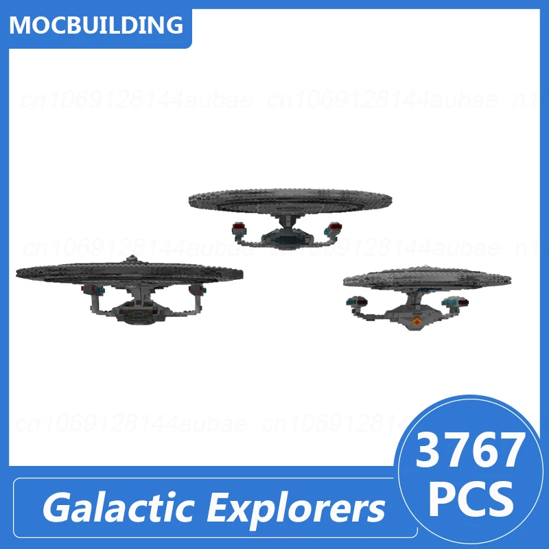 Galactic Explorers Pack - Galaxy-Class, Ross-Class, Venture-Class Moc Building Blocks Diy Assemble Bricks Toys Gifts 3767PCS