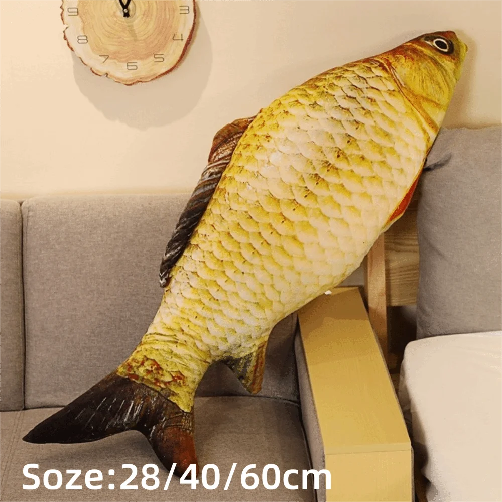 Stuffed Toy Simulation Design Fish Plush Toy 3D Giant Soft Material Toy Pillow Stuffed Animal Toy Gifts - view 6