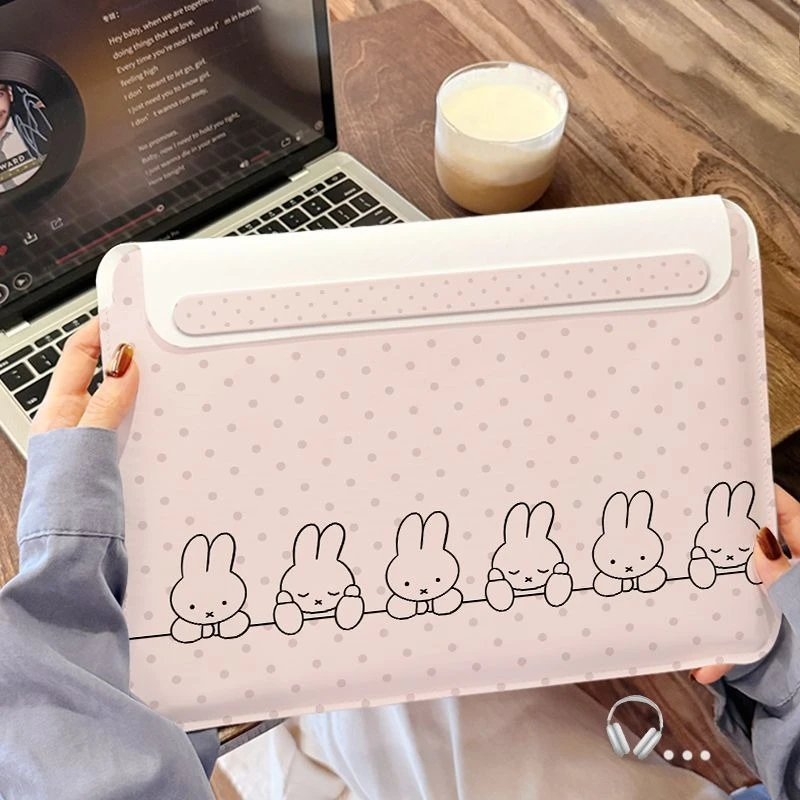 Cartoon Kawaii New Style Notebook Computer Bag Applicable Apple Good Quality Ultra Thin and Light Anti-scratch Good Looks Miffy