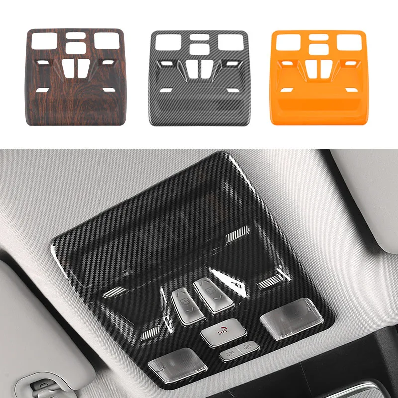 

ABS Car Accessories Styling Roof Reading Light Decorative Frame Inside Lamp Panel Trim Cover Fit Ford Ranger 2023 2024