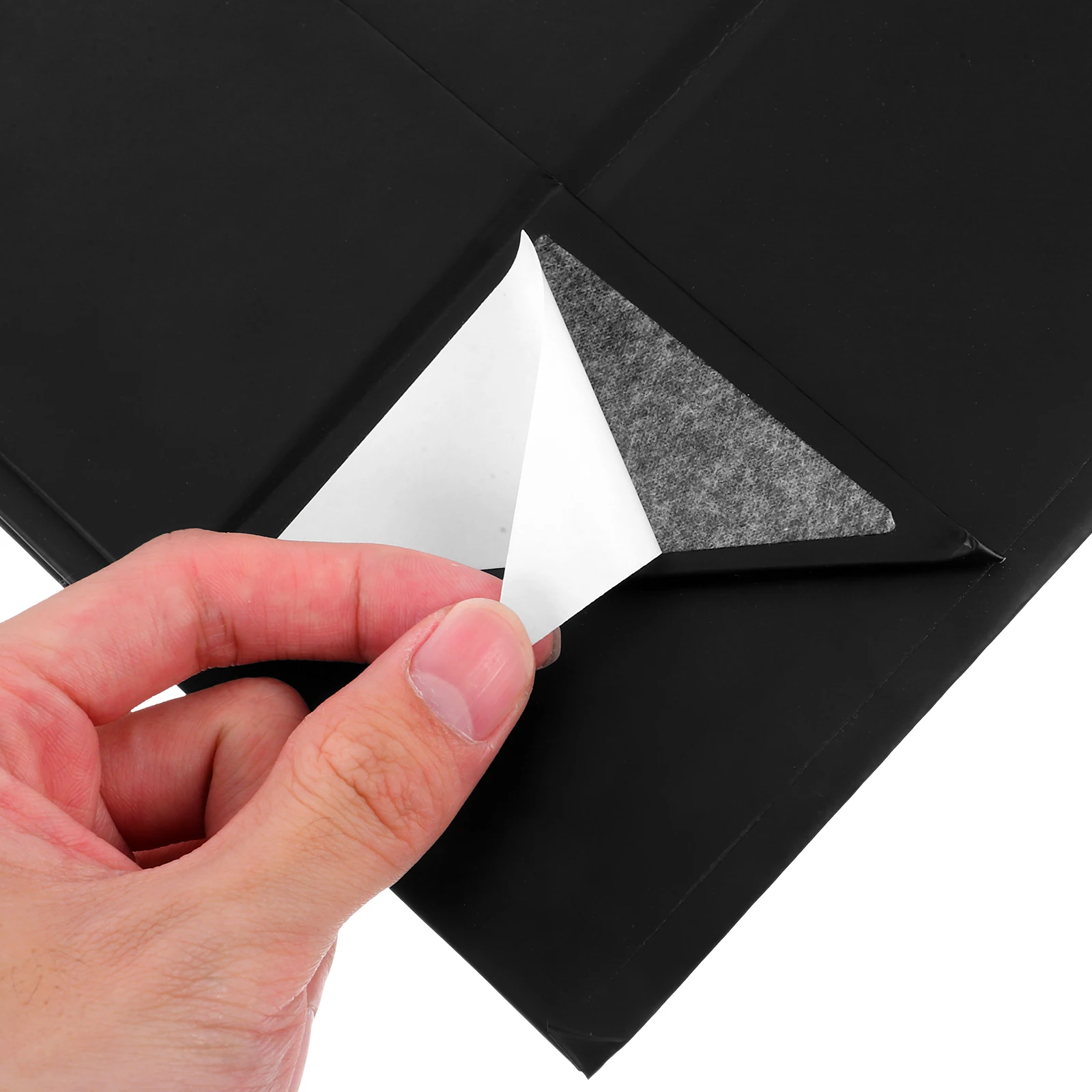 4 pcs Black Magnetic Closure Present Box Bridesmaid Proposal Collapsible Packaging Foldable Gift Storage Box For Wedding favor - Image 3