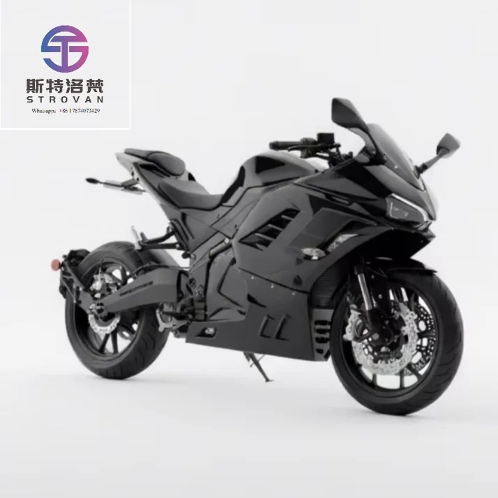

China Full Size Cheap Racing Sport Electric Motorcycle with Chain Mid/Hub Motor