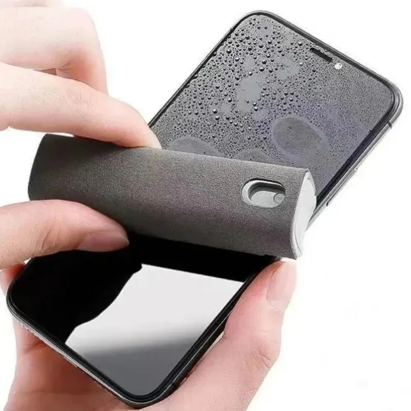 Nettoyeur d'écran en microcarence sans liquide, bouteille de pulvérisation, presse à essuyer, téléphone portable, tablette, ordinateur portable, écran d'affichage, livres