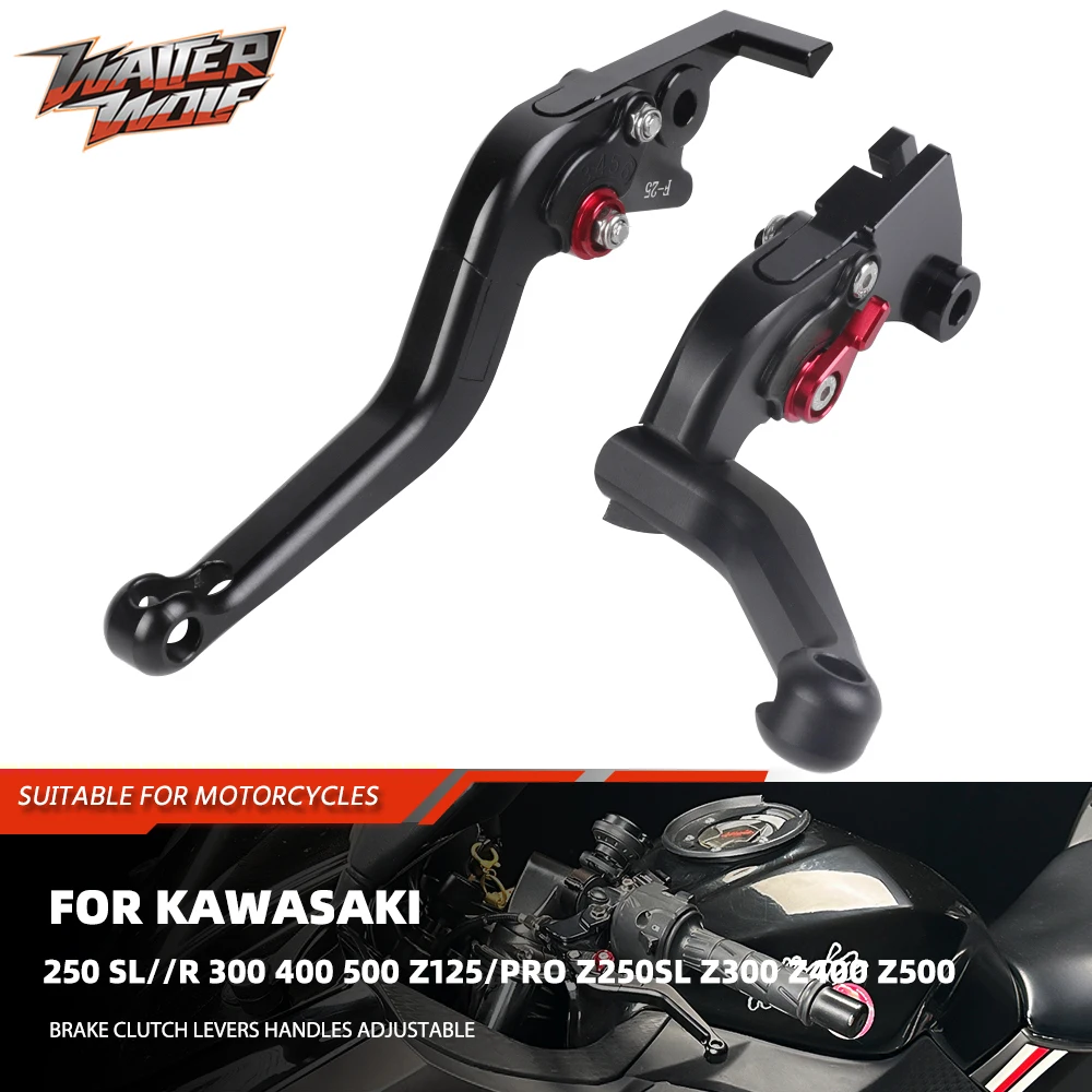 

Adjustable Brake Clutch Levers Handles For Kawasaki Ninja 250 SL//R 300 400 500 Z125 Z250 SL Z300 Z400 Z500 VERSYS-X 300 EL450