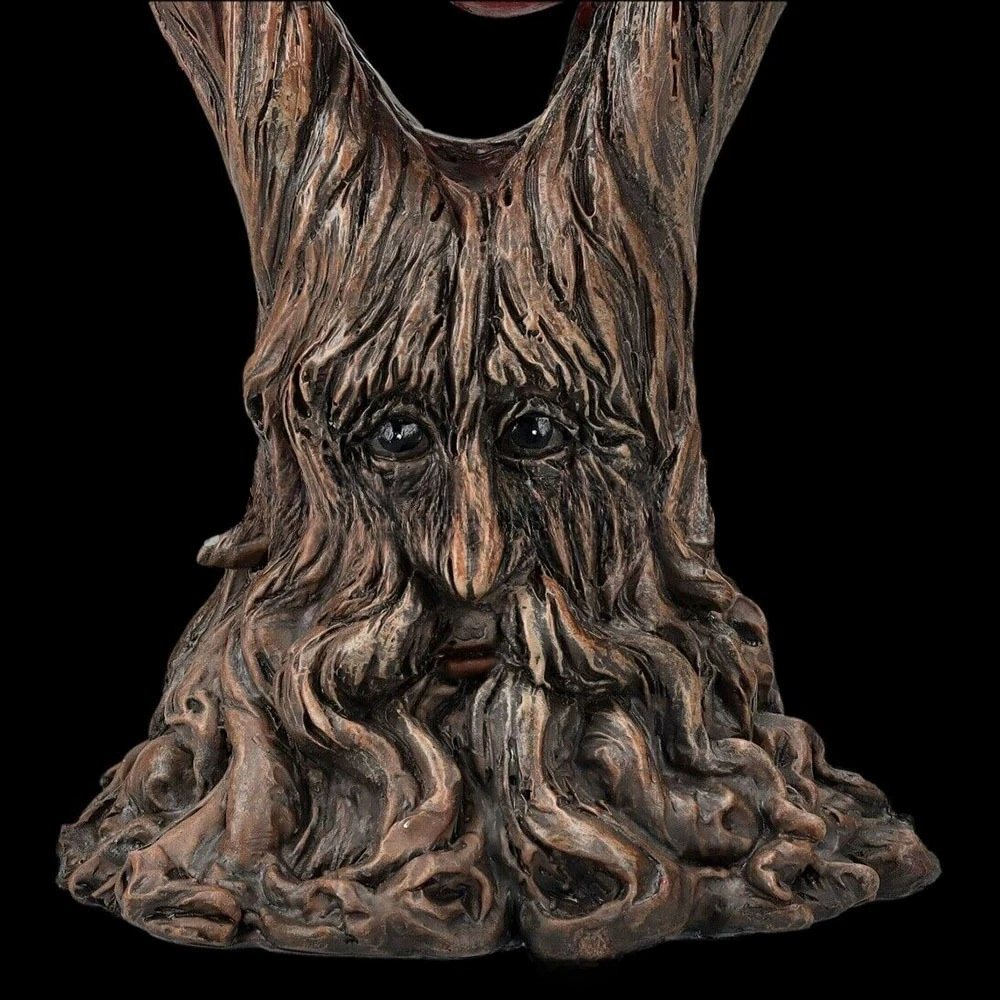 New Red Anatomical Heart Tree Statue Halloween Figurine Spooky Halloween Heart Treeman Figurine Resin Statue Sculpture