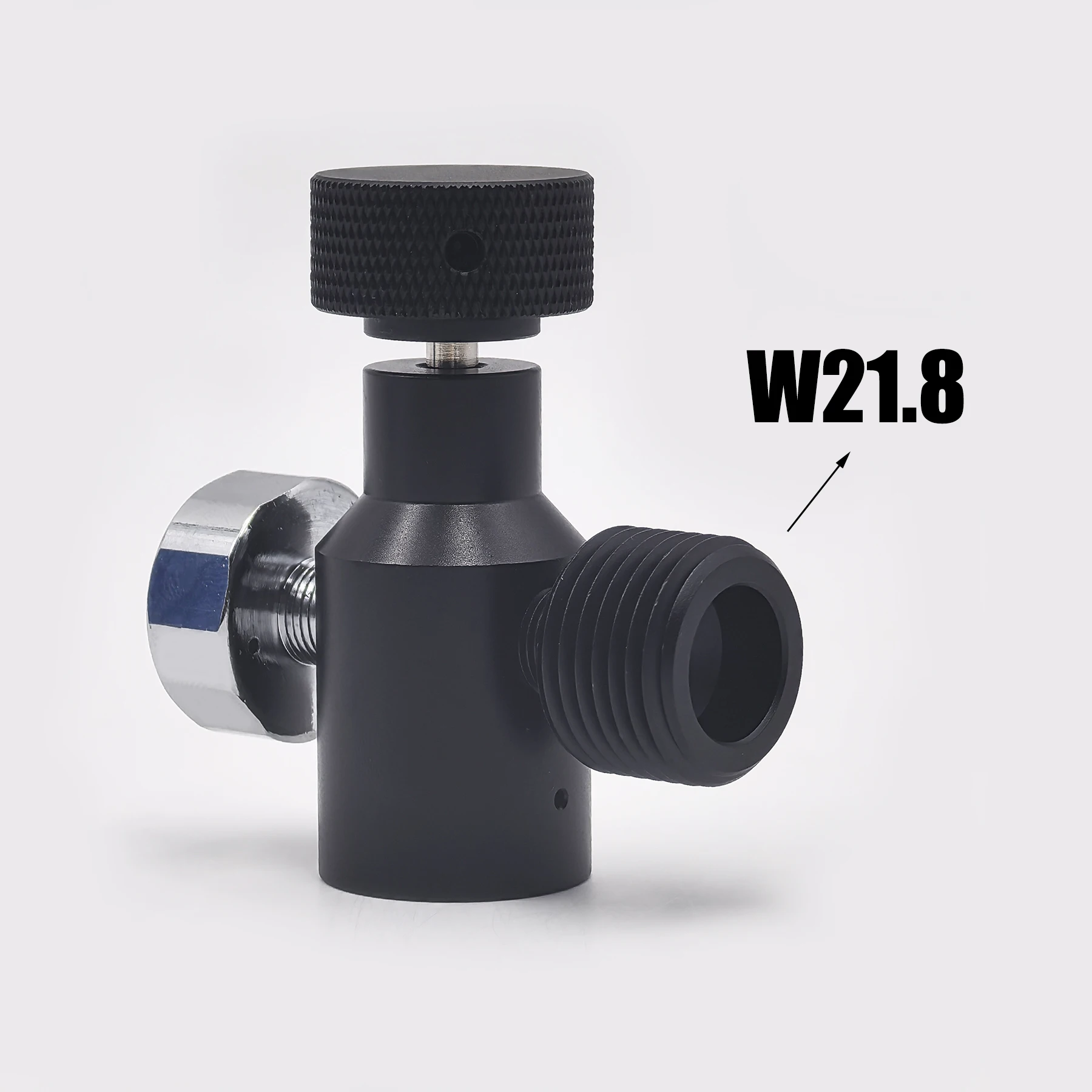 Novo modelo de água refrigerante cilindro co2 recarga adaptador conector regulador gás tanque aquário fermentação caseira Tr21-4 para W21.8-14