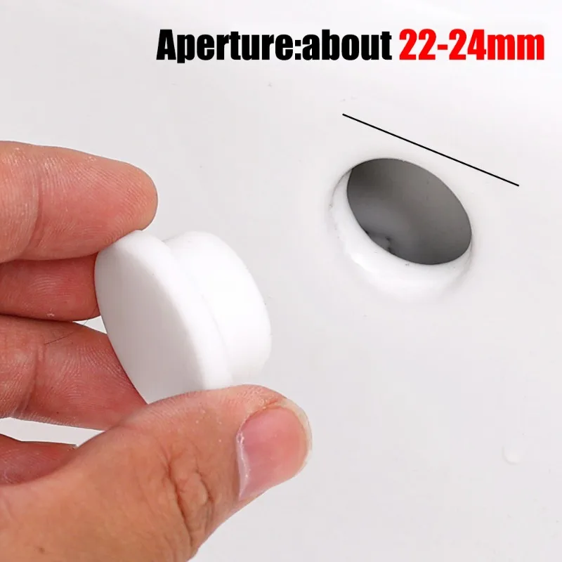 Praça Silicone Vedação Plugs para Lavatório, Overflow Ring, Hole Covers, Pia Do Banheiro, Cozinha, Acessórios De Banho, 1Pc, 10 Pcs