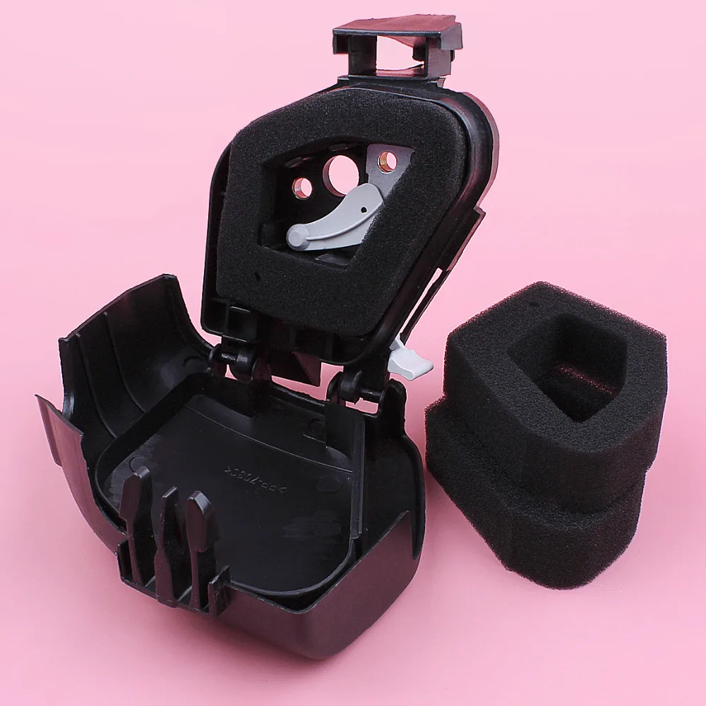 Air Filter Cover Assembly For Honda GX35 GX35NT HHT35S Lawn Mower Engine Part with 2pcs Air Filter Element Garden Tool Parts