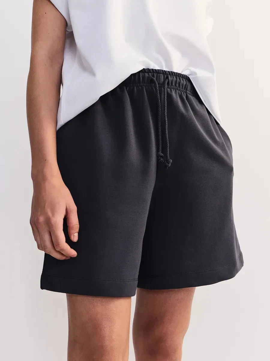 American Retro Shorts Sport Summer Thin Five Quarter Pants Loose Casual Straight Leg Mid Length Pants